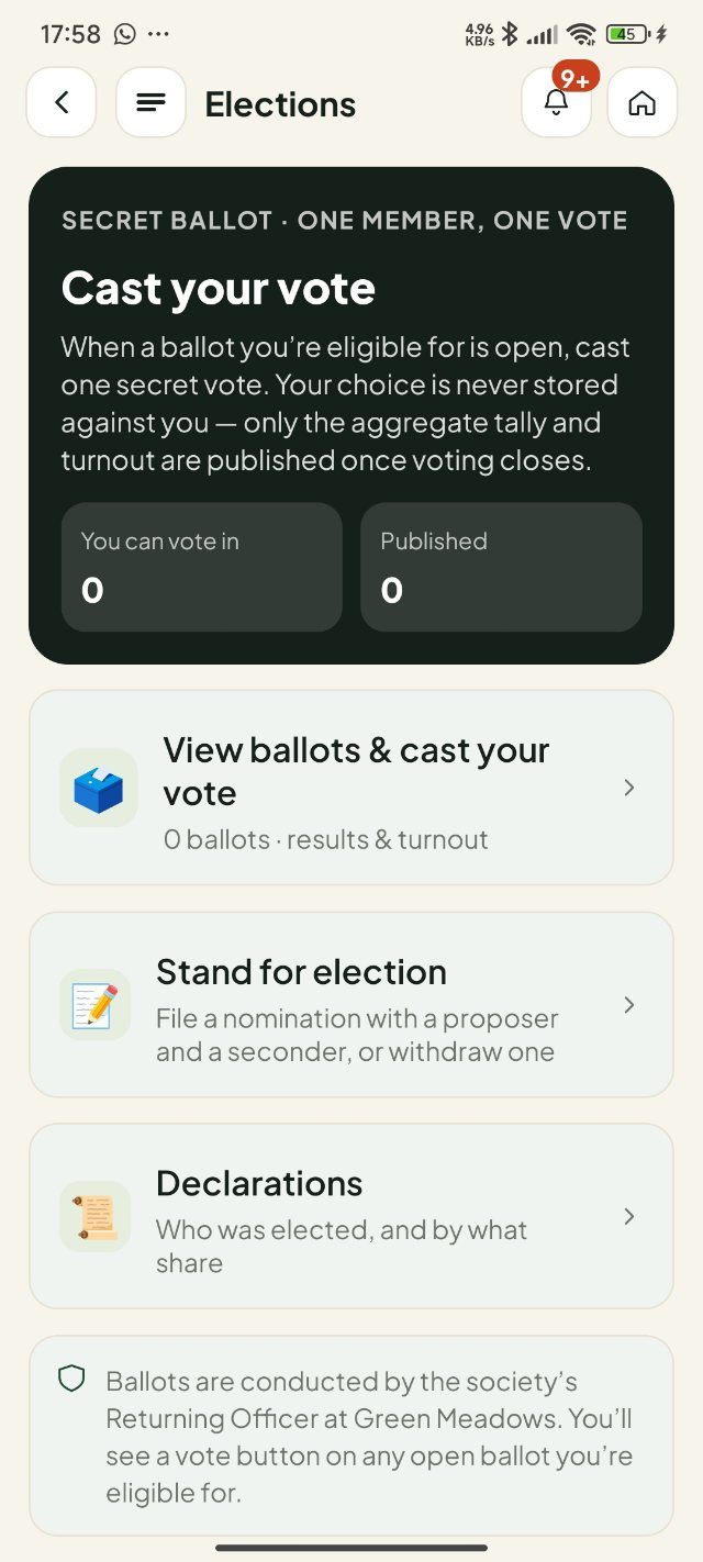 Zwangu elections — secret ballot, cast your vote, stand for election and declarations